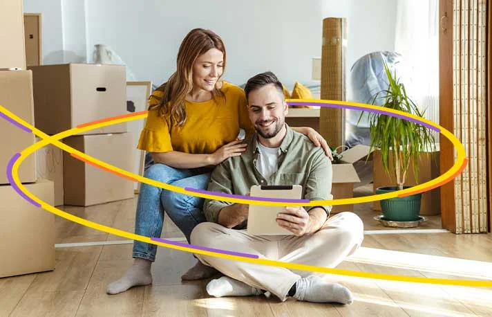 Pareja buscando casa